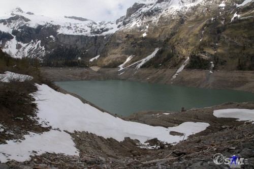 Stausee Lac de Tseuzier.