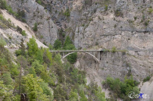 Brücke am Foret de La Rocha.