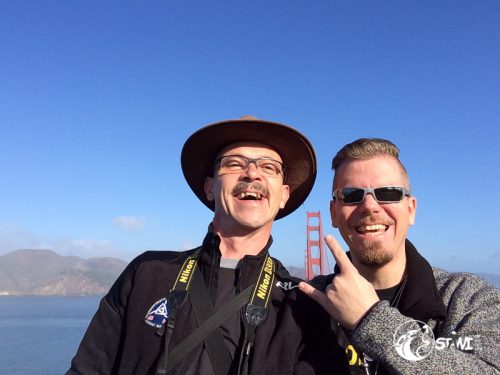 Selfie mit Golden Gate.