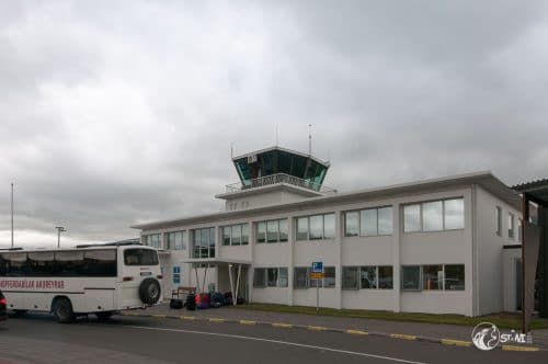Airport Akureyri (Island).