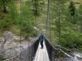 Hängebrücke an der Nufenenstraße Hängebrücke an der Nufenenstraße