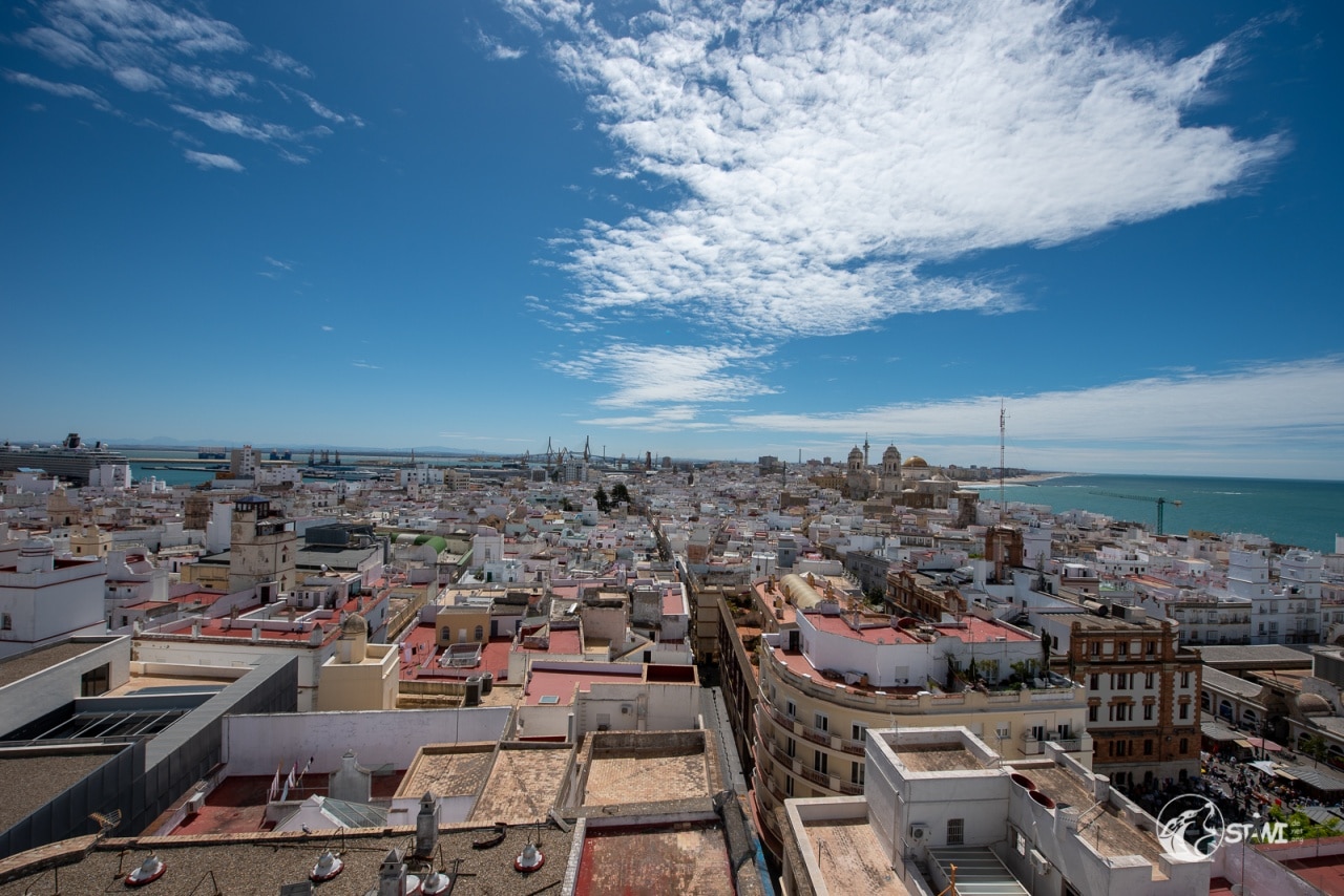 Über den Dächern von Cadiz