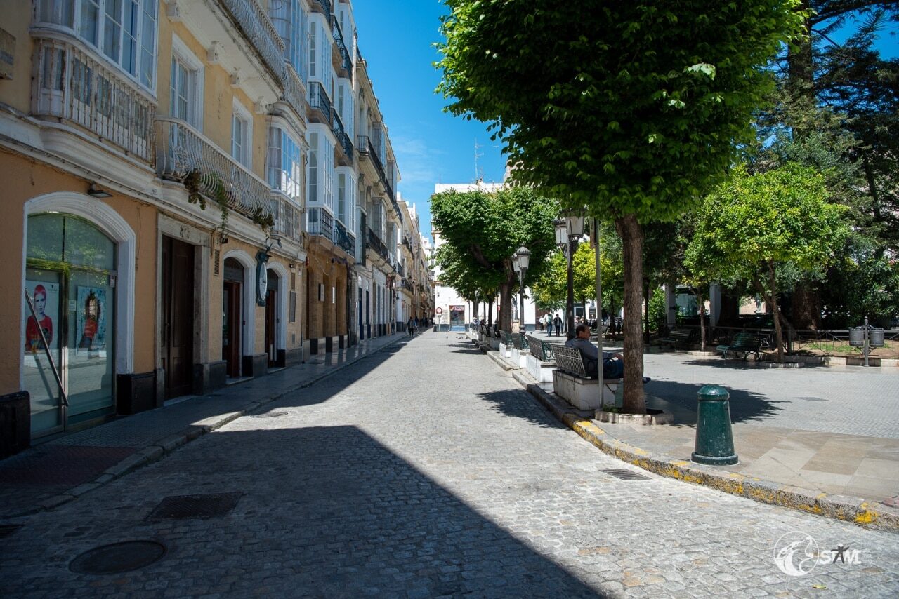 In den Straßen von Cadiz