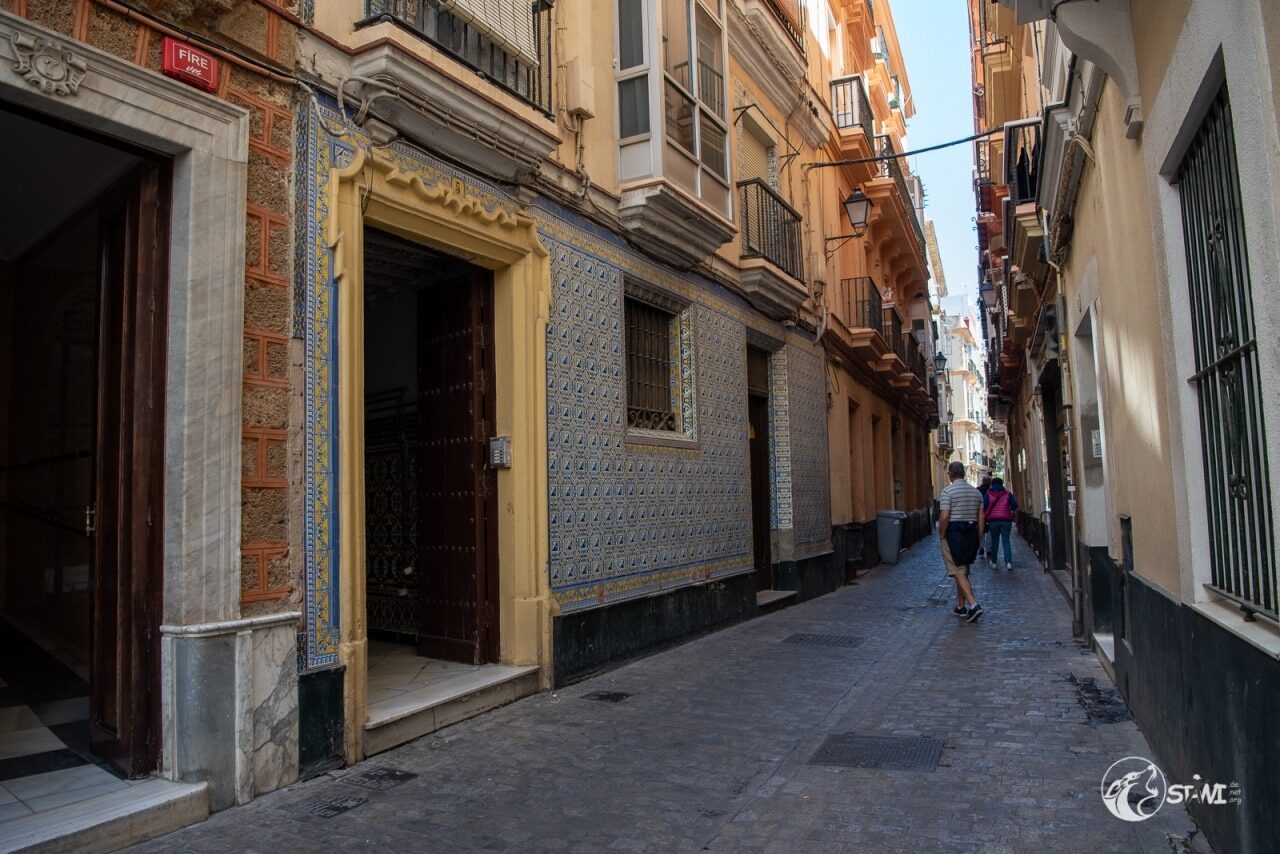 In den Straßen von Cadiz