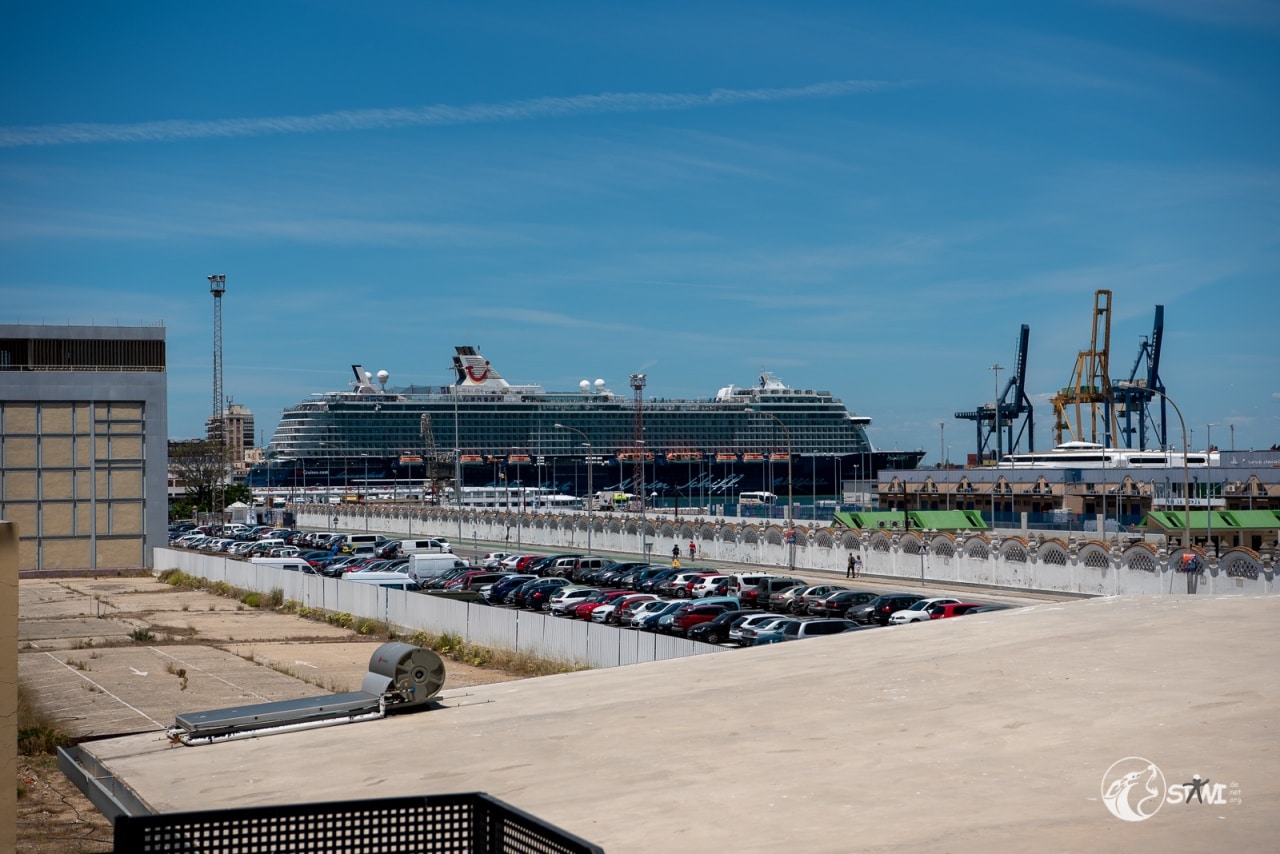 Mein Schoff 3 im Hafen von Cadiz