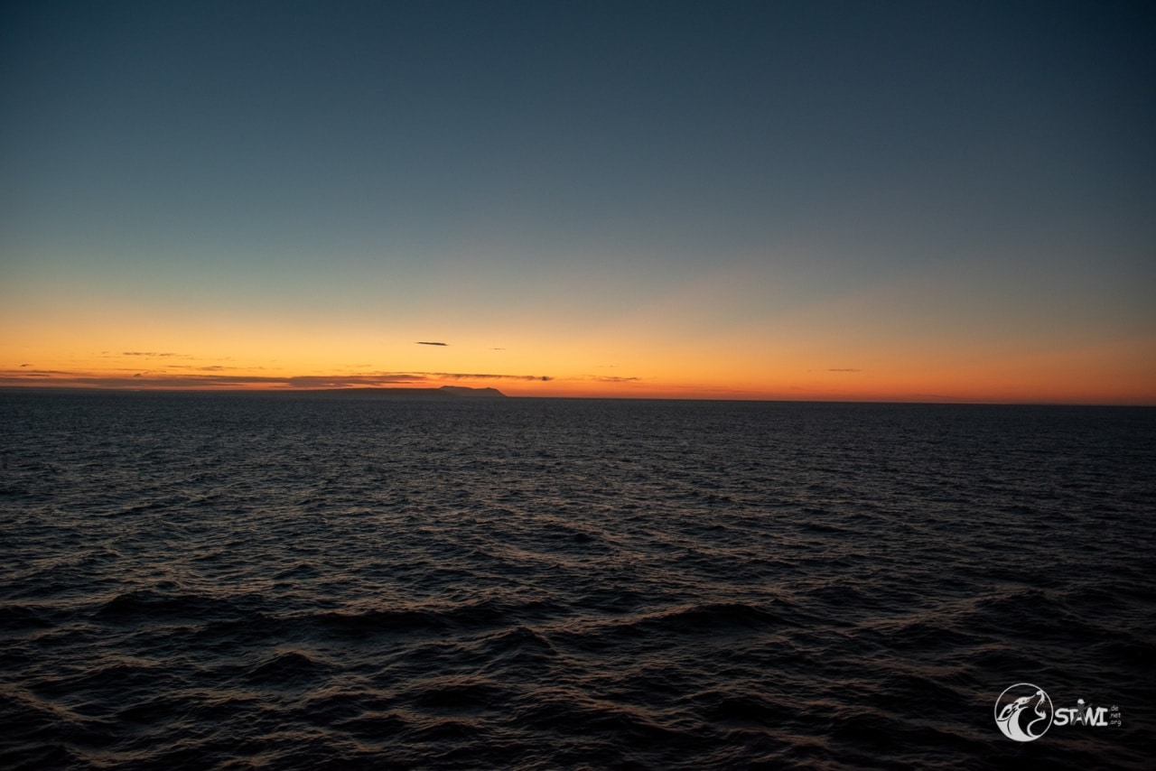 Morgens auf dem Atlantik