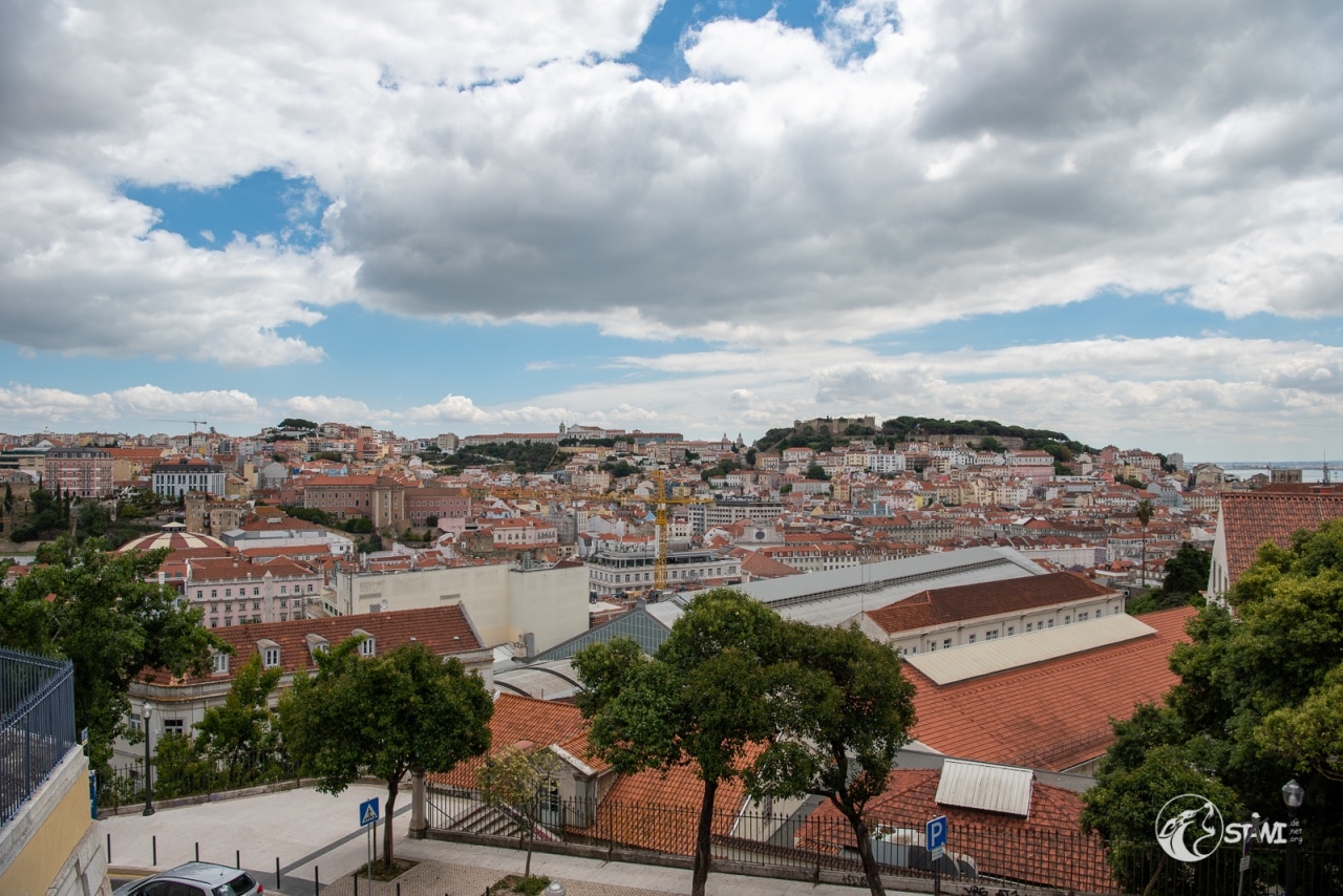 Aussicht vom Jardim de Sao Pedro de Alcantara