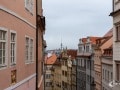 Blick aus Malá Strana zum Fernsehnturm Blick aus Malá Strana zum Fernsehnturm