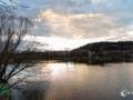 Sonnenuntergang an der Moldau
