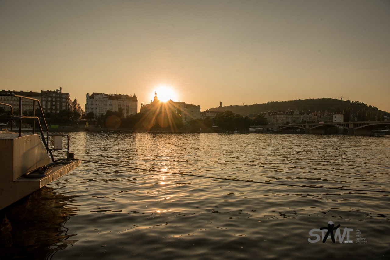 Sonnenuntergang in Prag